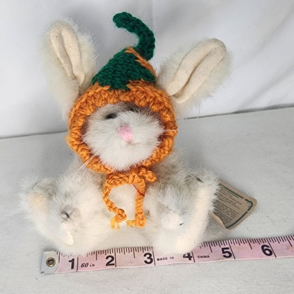 Boyds Bears Archive Collection Chardonnay Rabbit Pumpkin Hat Plush Bunny 9106
